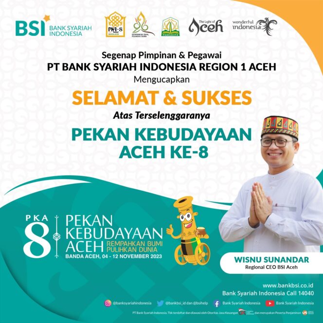 
 BSI Hadir di Pekan Kebudayaan Aceh ke-8